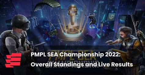 pmpl standings|PMPL SEA Championship 2022: Overall Standings and Live Results.